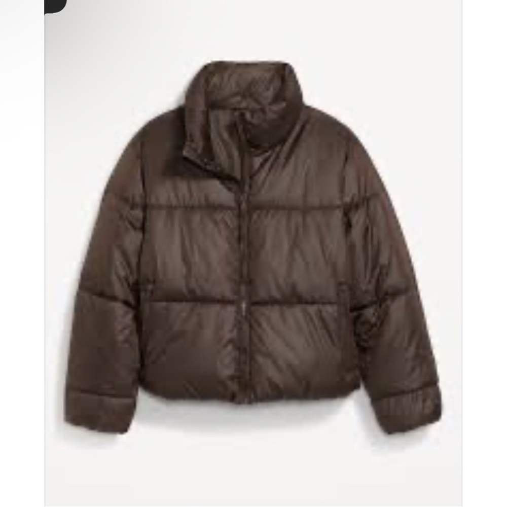 NWT Old Navy Brown Puffer Jacket